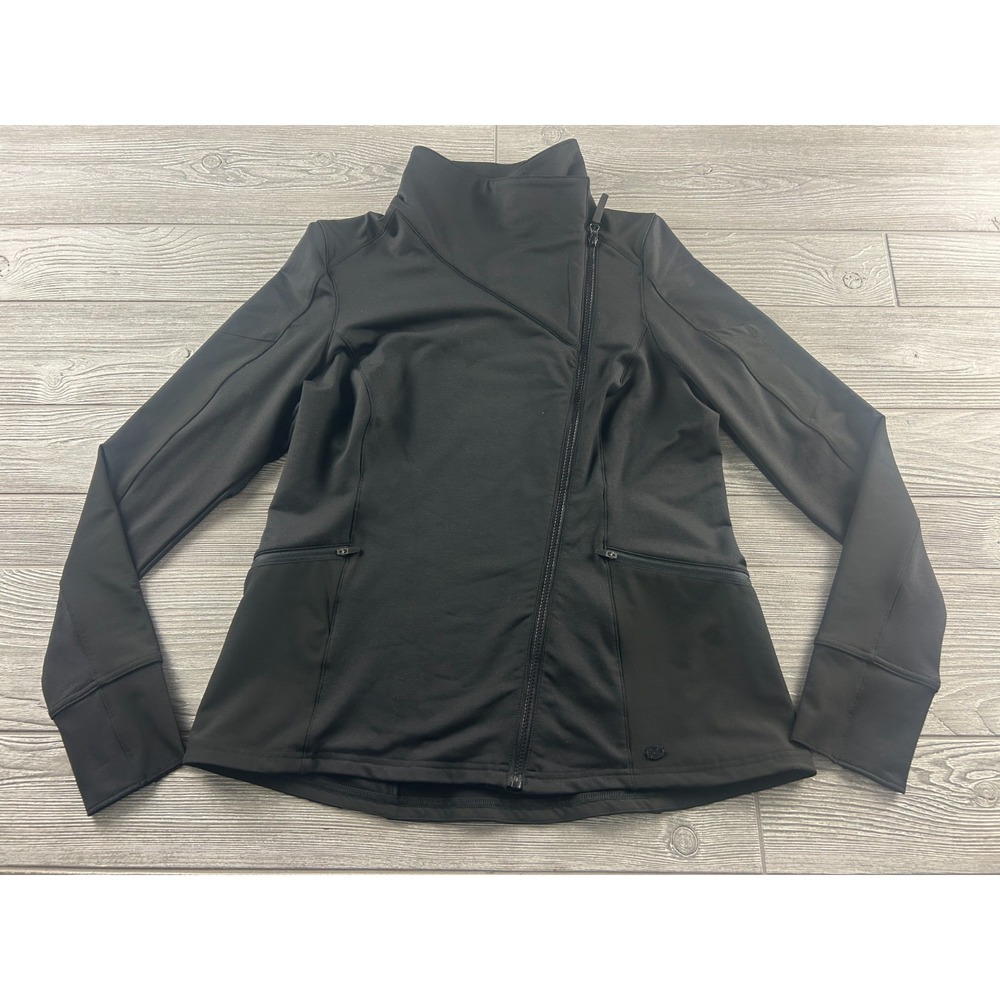 5.11 Tactical Jacket Women's L Black Louise Asymmetrical Zip Moto Coat